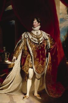 Portrait of George IV, 1840. Creator: Sir Martin Archer Shee