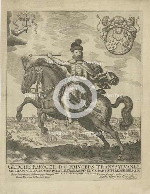 Portrait of George II Rákóczi (1621-1660)  , 1657. Creator: Aubry, Peter (1596-1666).