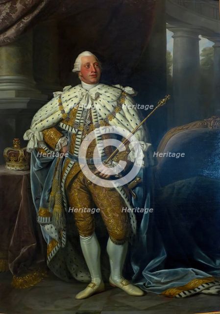 Portrait of George III, 1773. Creator: Nathaniel Dance-Holland.