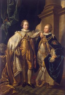 Portrait of George, Prince of Wales, and Prince Frederick, later Duke of York, 1778. Creator: Benjamin West