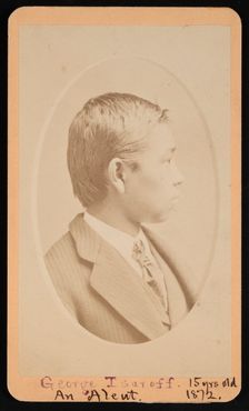 Portrait of George Tsaroff (1858-1880), November 1872. Creator: Selleck & Fisher