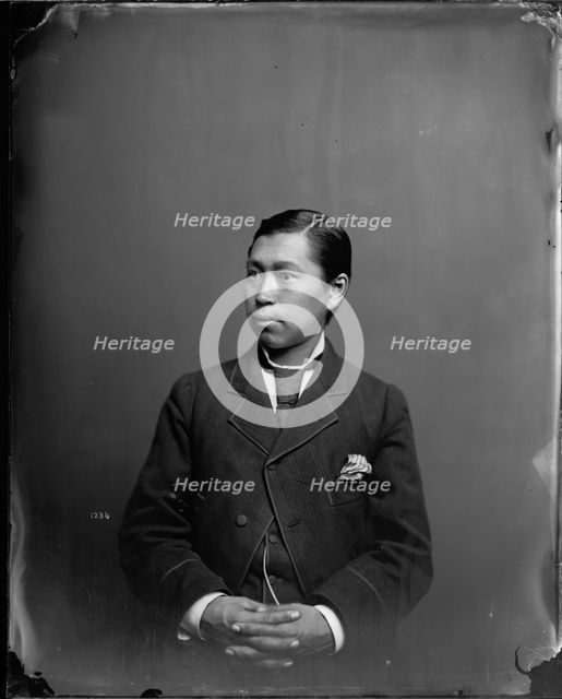 Portrait of George Tsaroff, Between 1872-1880. Creator: United States National Museum Photographic Laboratory.