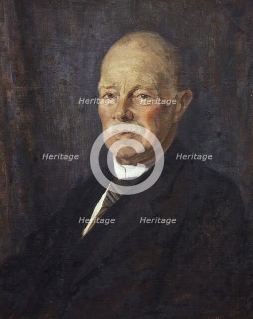 Portrait of George Vernon Hudson, 1930s. Creator: Mary Tripe.