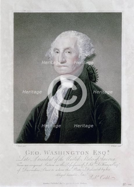 Portrait of George Washington, 1798 Creator: William Nutter.