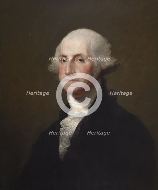 Portrait of George Washington, 1825. Creator: Gilbert Stuart.