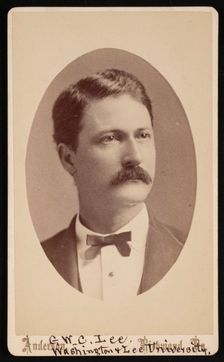 Portrait of George Washington Custis Lee (1832-1913), 1876. Creator: David H. Anderson