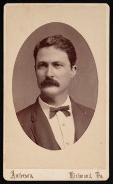 Portrait of George Washington Custis Lee (1832-1913), 1876. Creator: David H. Anderson