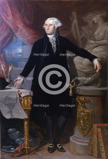 Portrait of George Washington. Artist: Perovani, Giuseppe (José) (1755-1835)