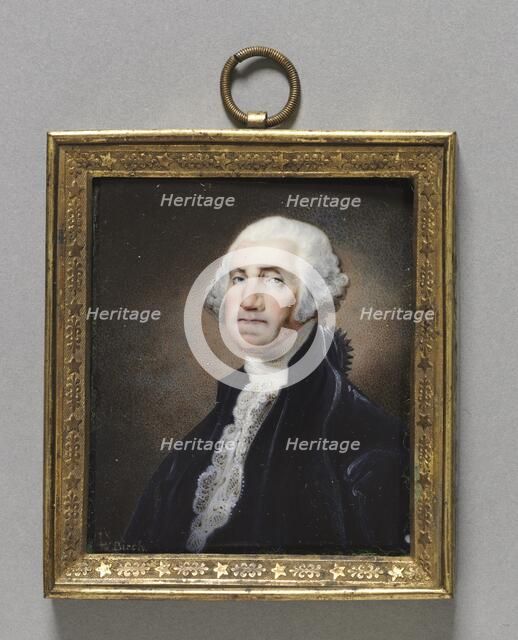 Portrait of George Washington, c. 1790s. Creator: William Russell Birch (American, 1755-1834).