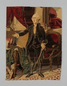 Portrait of George Washington, England, c. 1860. Creators: George Washington, John Crossley & Sons