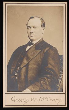 Portrait of George Washington McCrary (1835-1890), Before 1875. Creator: Unknown