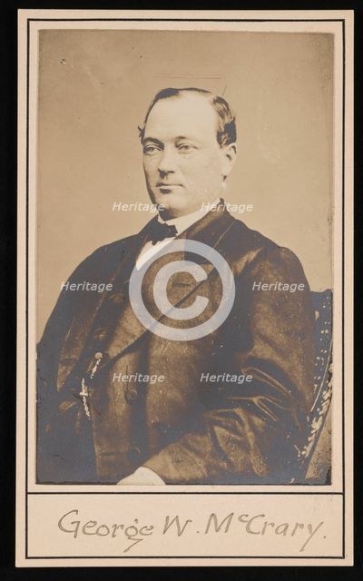 Portrait of George Washington McCrary (1835-1890), Before 1875. Creator: Unknown.