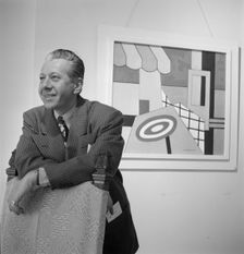 Portrait of George Wettling, New York, N.Y., 1946. Creator: William Paul Gottlieb