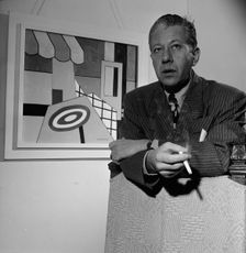 Portrait of George Wettling, New York, N.Y., 1946. Creator: William Paul Gottlieb
