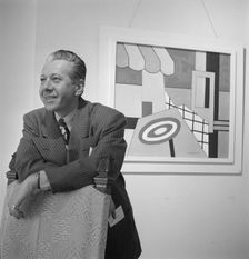 Portrait of George Wettling, New York, N.Y., 1946. Creator: William Paul Gottlieb