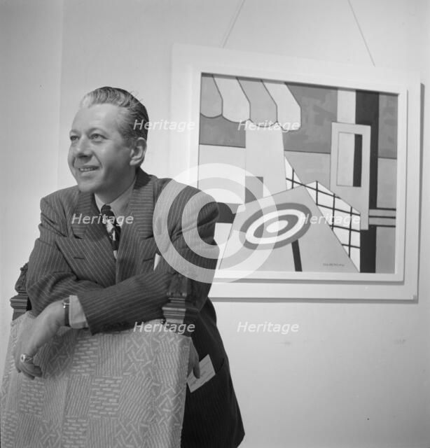 Portrait of George Wettling, New York, N.Y., 1946. Creator: William Paul Gottlieb.