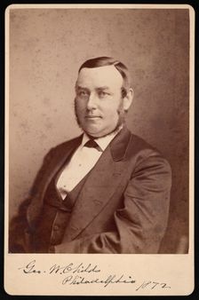 Portrait of George William Childs (1829-1894), 1872. Creator: Frederick Gutekunst
