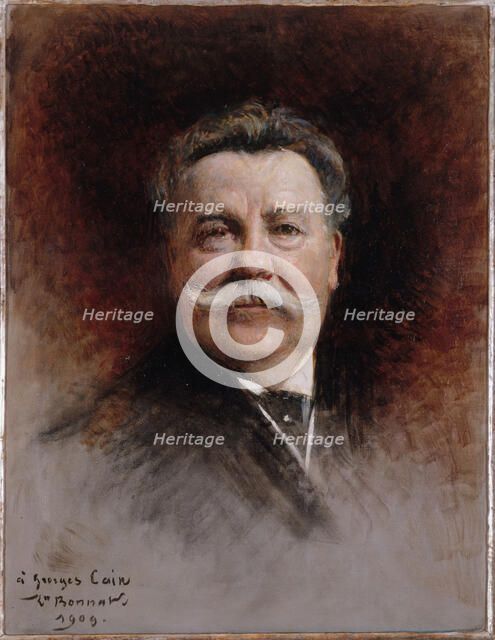 Portrait of Georges Cain (1853-1919), painter and writer, 1909. Creator: Unknown.
