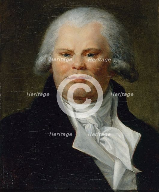 Portrait of Georges Danton (1759-1794), speaker and politician, c1790. Creator: Constance Marie Charpentier.