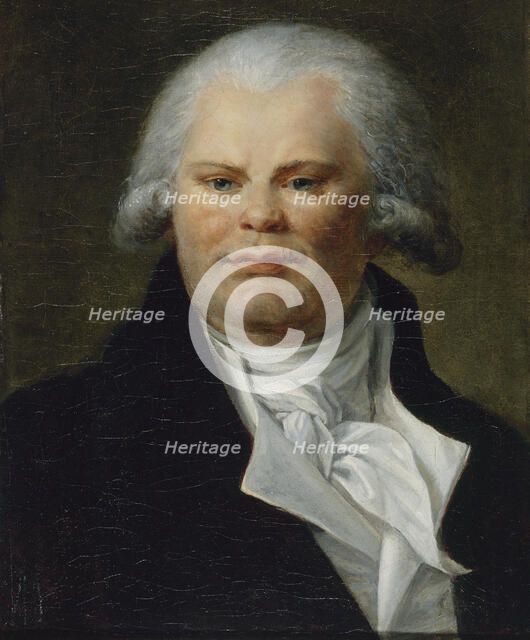 Portrait of Georges Danton (1759-1794), speaker and politician, c1790. Creator: Constance Marie Charpentier.