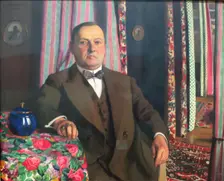 Portrait of Georges Haasen, 1913. Creator: Felix Vallotton
