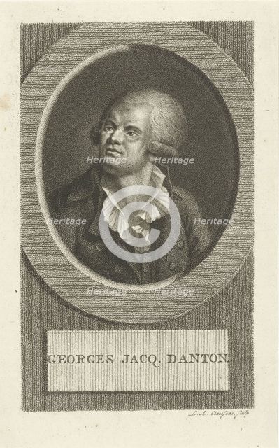 Portrait of Georges Jacques Danton (1759-1794), 1790s.