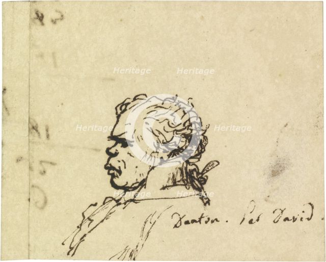 Portrait of Georges Jacques Danton (1759-1794). Artist: David, Jacques Louis (1748-1825)
