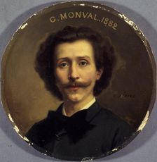Portrait of Georges Monoval (1845-1910), archivist-librarian of the Comedie-Francaise, c1883. Creator: Daniel Berard