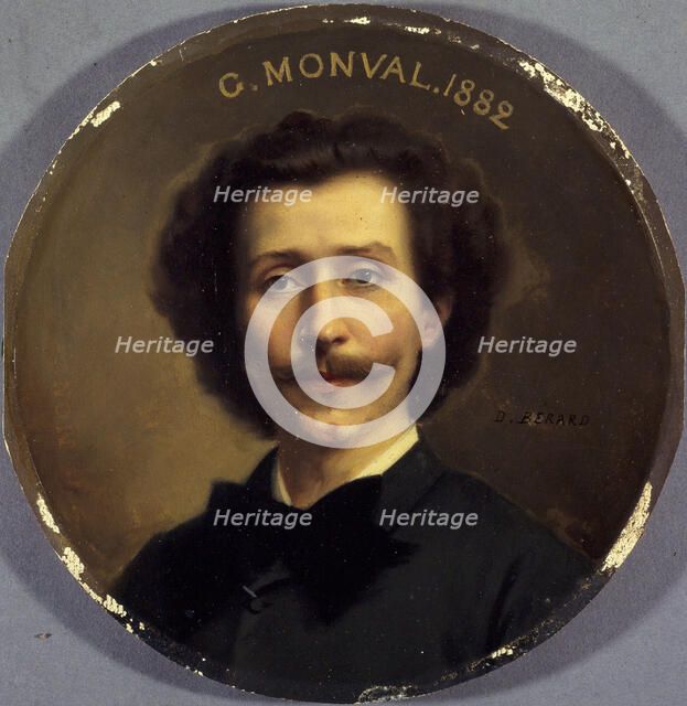 Portrait of Georges Monoval (1845-1910), archivist-librarian of the Comedie-Francaise, c1883. Creator: Daniel Berard.
