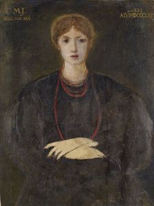 Portrait of Georgiana Burne-Jones (1840-1920), 1863. Creator: Sir Edward Coley Burne-Jones