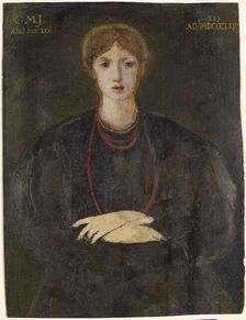 Portrait of Georgiana Burne-Jones (1840-1920), 1863. Creator: Sir Edward Coley Burne-Jones