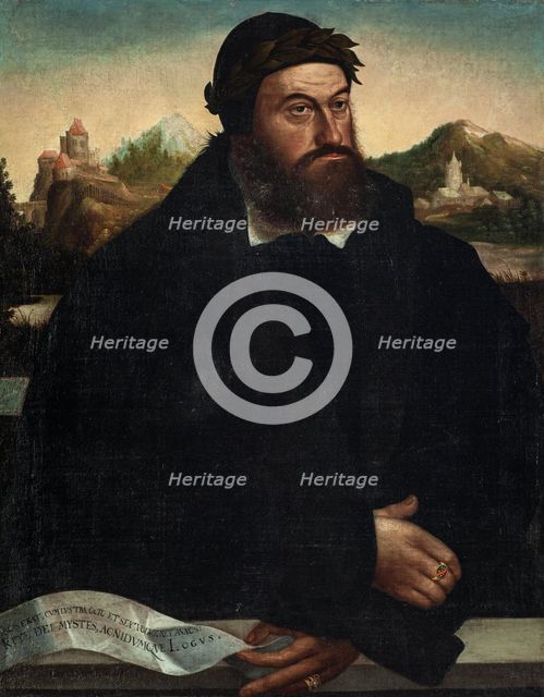 Portrait of Georgius Logus (1495-1553), c1546. Creator: Anonymous.