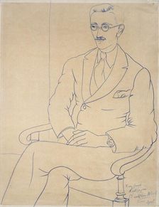 Portrait of Gerald Reitlinger, 1926. Artist: Christopher Wood