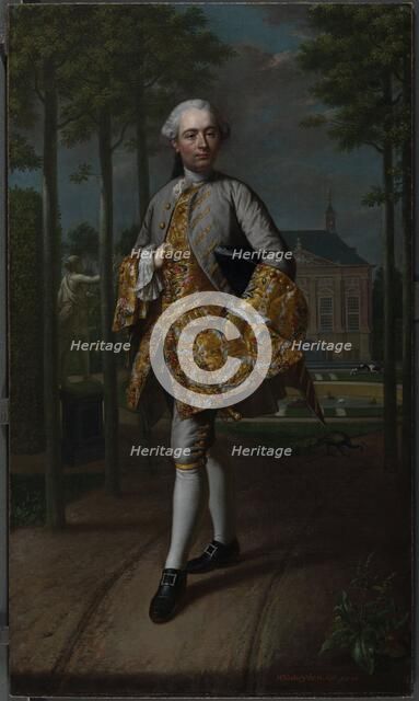 Portrait of Gerard Cornelis van Riebeeck, 1755. Creator: Mattheus Verheyden.