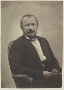 Portrait of Gérard de Nerval (1808-1855), 1854. Creator: Tournachon, Adrien (1825-1903)