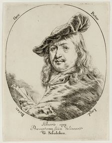 Portrait of Gerard Dou, the Painter, 1660/80. Creator: Godfried Schalcken