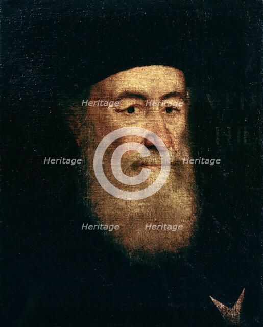 Portrait of Gerolamo Venier, Knight of Malta, c. 1580. Creator: Tintoretto, Jacopo (1518-1594).