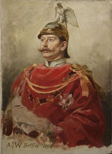 Portrait of German Emperor Wilhelm II (1859-1941), King of Prussia