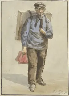 Portrait of Gerrit van Schoorl, 1837. Creator: J de Kruyff