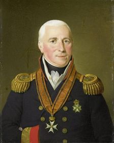 Portrait of Gerrit Verdooren (1757-1824), Vice-admiral, 1814-1820. Creator: Adriaan De Lelie