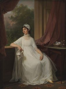 Portrait of Gertrud Hage, née Heitmann, 1798-1801. Creator: Jens Juel
