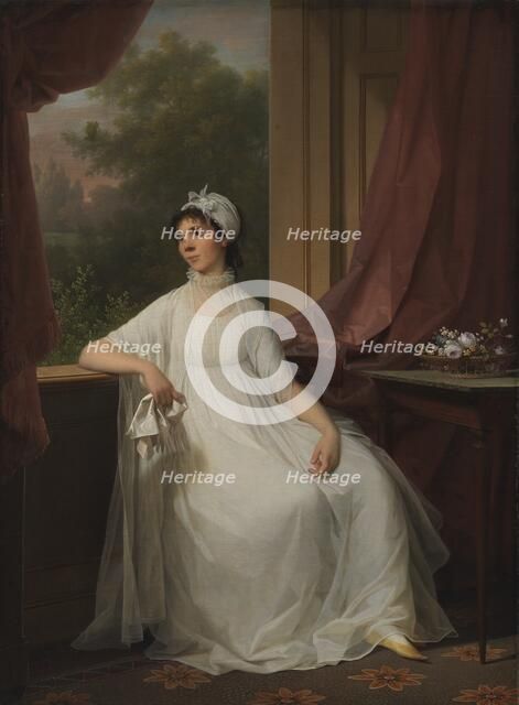 Portrait of Gertrud Hage, née Heitmann, 1798-1801. Creator: Jens Juel.
