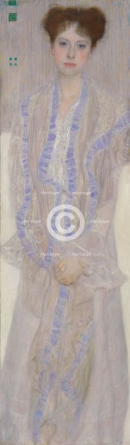 Portrait of Gertrud Loew (Gertha Felsovanyi), 1902. Creator: Gustav Klimt.