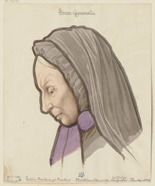 Portrait of Gertrude Brentano, c1830-1880. Creator: Eduard von Steinle