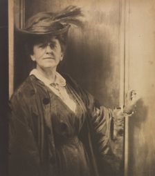 Portrait of Gertrude Käsebier, 1903. Creator: Baron Adolf Edward Sigismond de Meyer