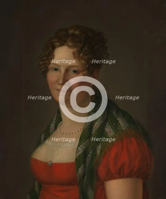Portrait of Gesina Orbech Ring, b. Berg, c1820. Creator: Jacob Munch.