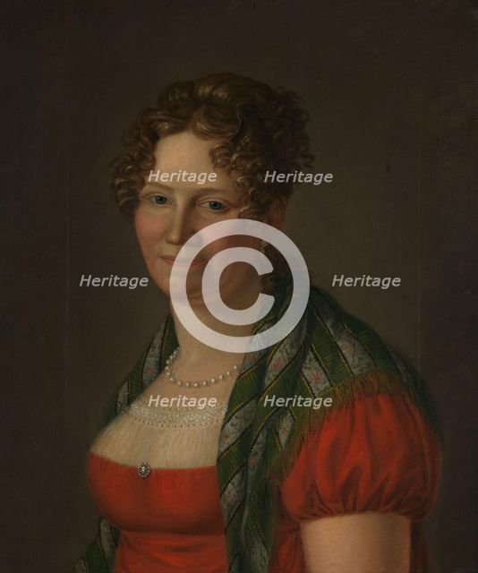 Portrait of Gesina Orbech Ring, b. Berg, c1820. Creator: Jacob Munch.
