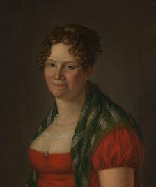 Portrait of Gesina Orbech Ring, b. Berg, c1820. Creator: Jacob Munch