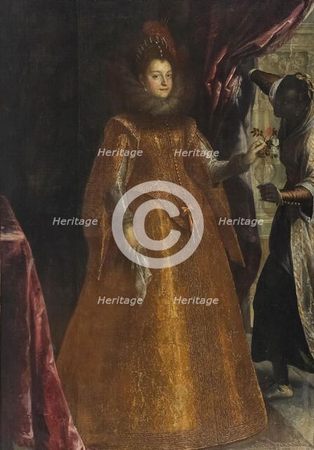 Portrait of Giulia d'Este (1588-1645), 1609. Creator: Peranda, Sante (1566-1638).