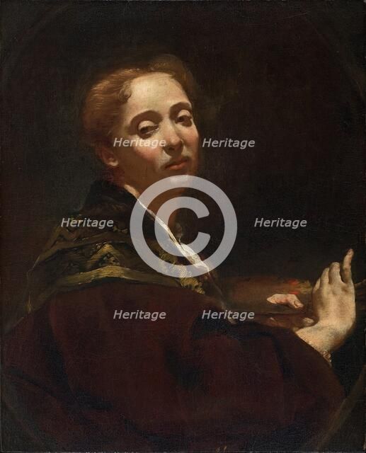 Portrait of Giulia Lama, 1715. Creator: Giovanni Battista Piazzetta.